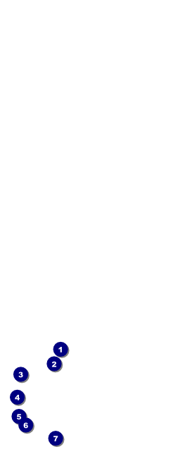 Black Tie Table Tent Front Field Markers