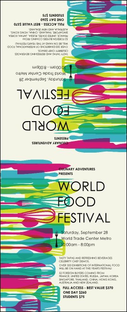 Food Festival Table Tent