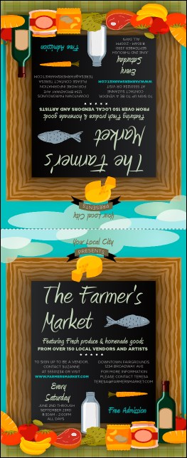 Farmer's Market Table Tent