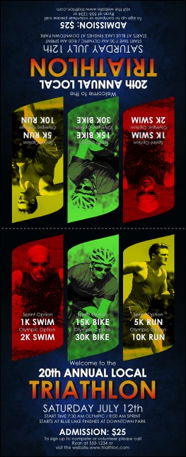 Triathlon Table Tent