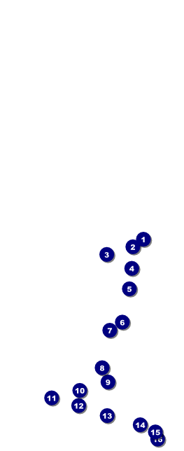 Dance Silhouette Table Tent Front Field Markers