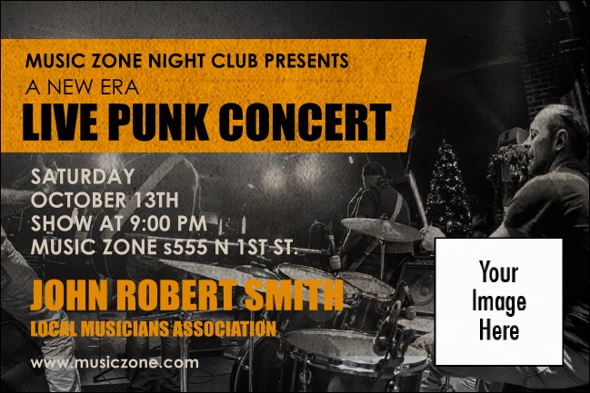 Punk Rock Economy Event Badge Product Front