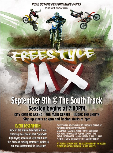 Freestyle MX Flyer Product Front