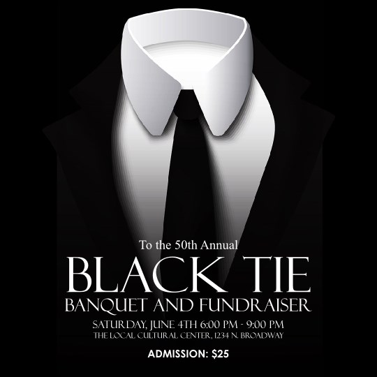 Black Tie Gala Instagram Post