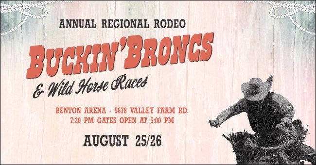 Bucking Bronco Rodeo Facebook App