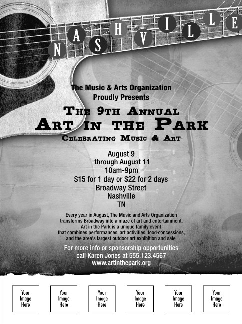 Nashville Flyer (Black and White)