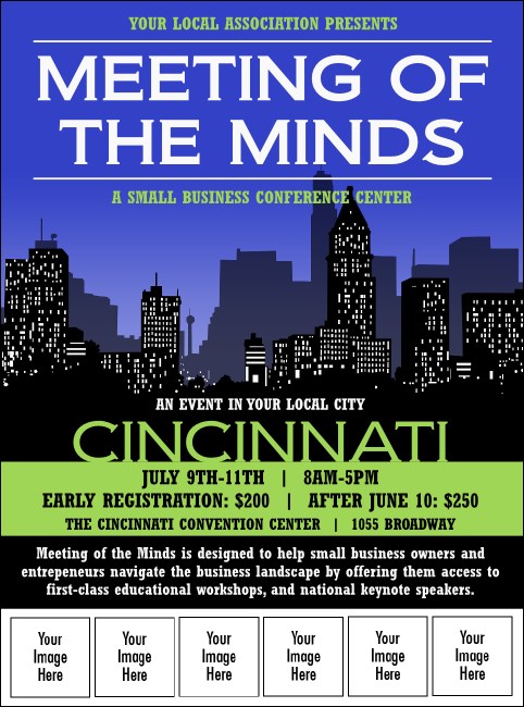 Cincinnati Skyline Logo Flyer