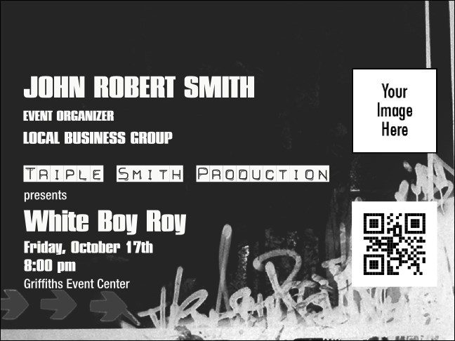 Hip Hop BW Economy Event Badge Product Front