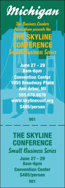 Michigan General Admission Ticket