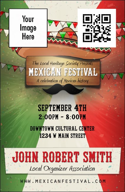 Mexican Fiesta VIP Event Badge Small