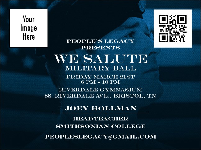 Military Ball - The Salute Economy Event Badge Product Front