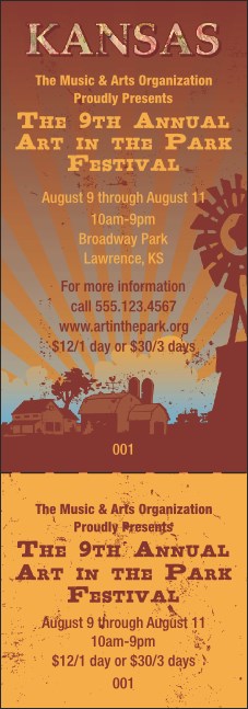 Kansas General Admission Ticket