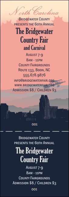 North Carolina General Admission Ticket