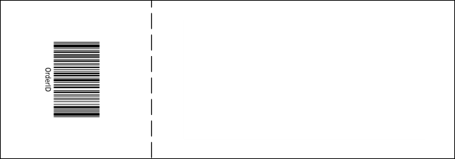 Hockey Faceoff Event Ticket Product Back