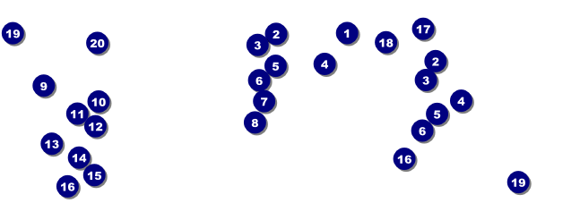 Hockey Badge Red General Admission Front Field Markers