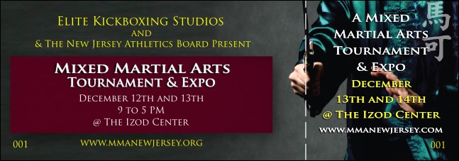 MMA Sword Green Event Ticket