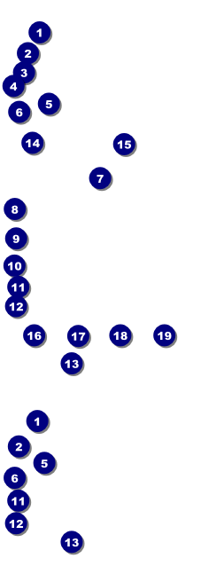 Versus Orange Event Ticket Front Field Markers