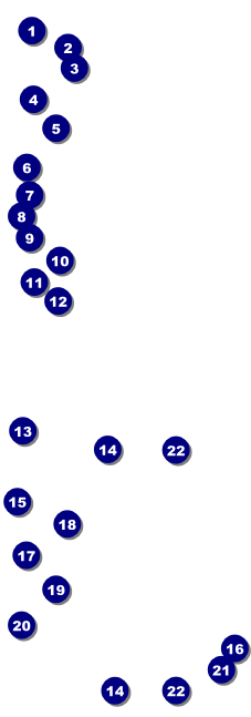 Holiday Gift Event Ticket Front Field Markers