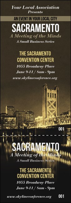 Sacramento Event Ticket