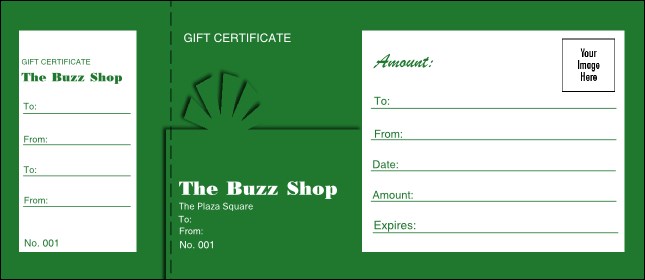 Present Gift Certificate 005