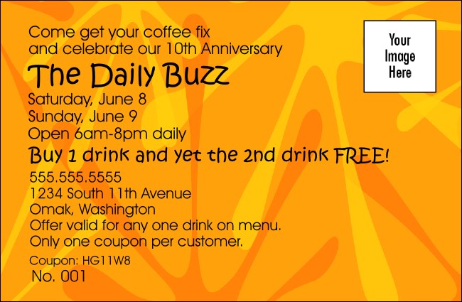 Orange Fun Coupon 1 Product Front