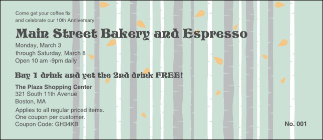 Birch Tree Coupon Large Product Front