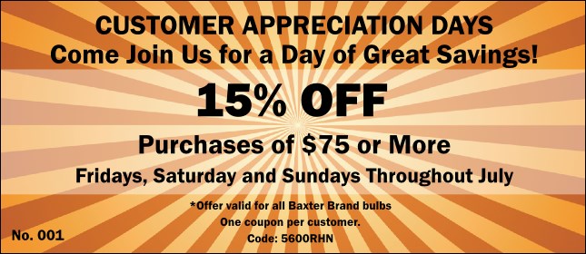 Sunburst Coupon Product Front