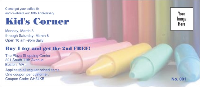 Crayons Coupon Product Front