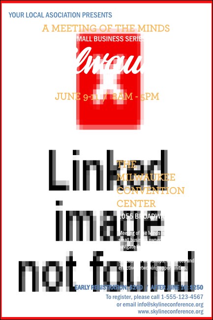 Milwaukee Wisconsin Poster Product Front