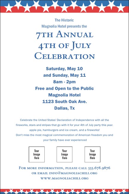 Stars and Stripes Poster 002 Product Front