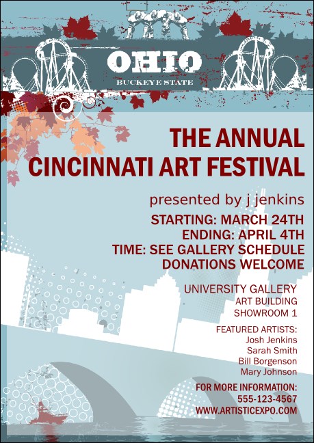 Ohio Postcard Product Front