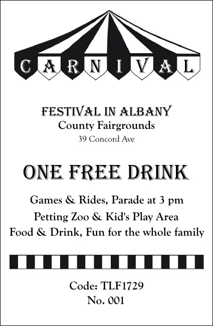 Carnival Coupon 001 Product Front