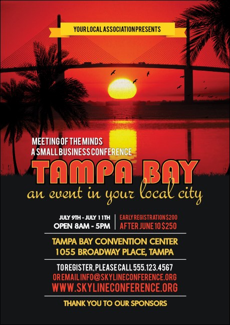 Tampa Bay Sunset Postcard