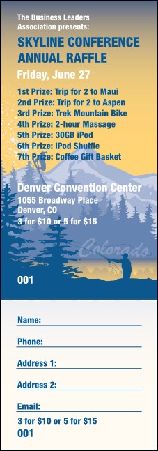 Colorado Raffle Ticket