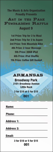 Arkansas Raffle Ticket
