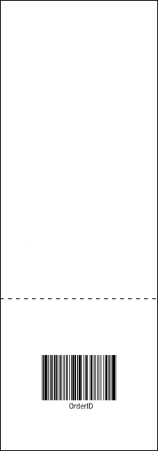 Year Parchment Paper Raffle Ticket Product Back