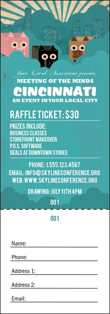Cincinnati Raffle Ticket