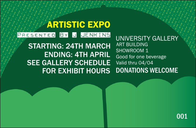 Portland Drink Ticket Product Front