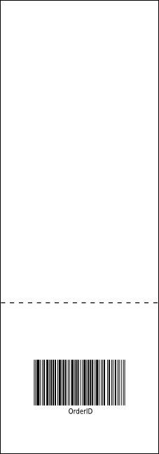 Ballet Raffle Ticket Product Back