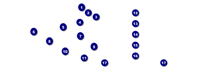 Soccer Raffle Ticket Front Field Markers