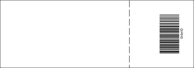 Rock Concert Pink Raffle Ticket Product Back