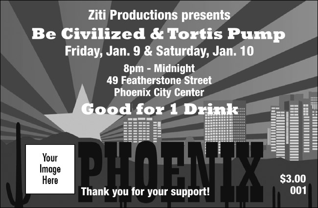Phoenix BW Drink Ticket