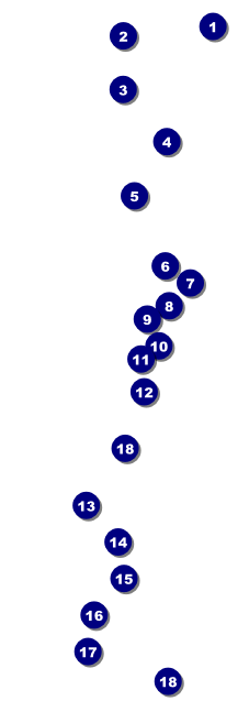 BMX Raffle Ticket Front Field Markers