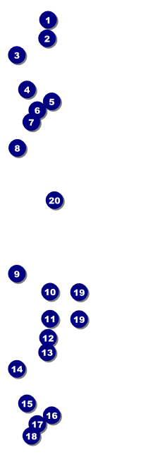 Red Tent Event Ticket Front Field Markers