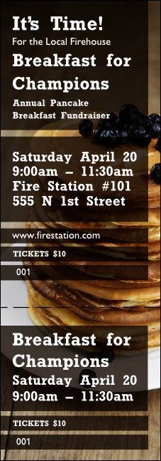 Pancake Breakfast Event Ticket