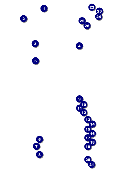 Walk Postcard Front Field Markers