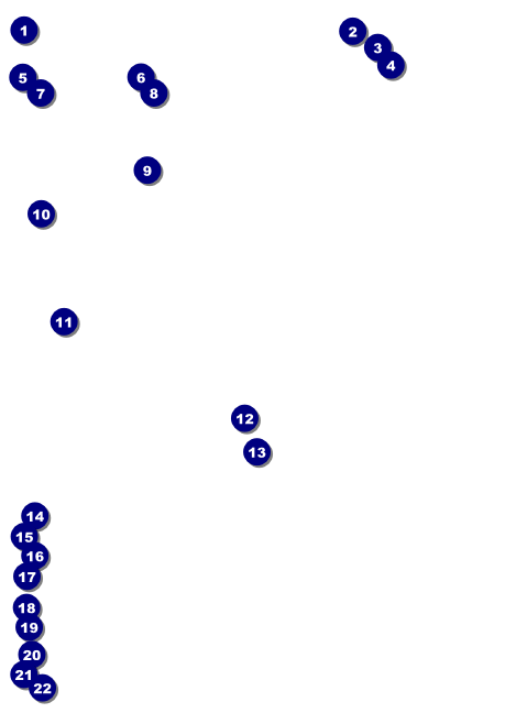 Christmas Carol Postcard Front Field Markers