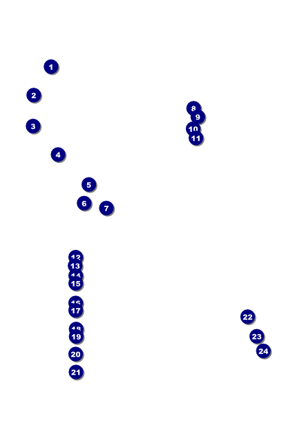 All Purpose Hex Poster Front Field Markers