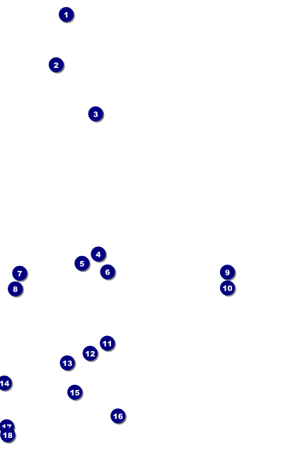 Ski Goggles Poster Front Field Markers