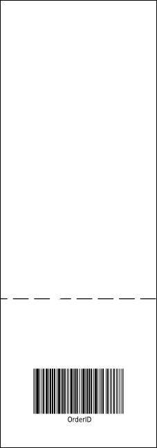 Skateboarding Event Ticket Product Back
